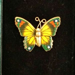Small butterfly pin
